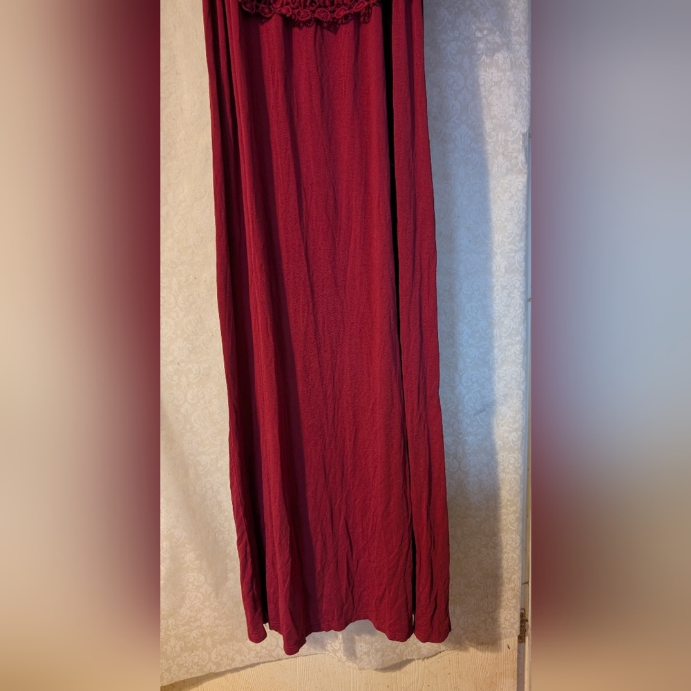 CalStyle BOHO MAXI Dress Sz. XL Red - Picture 6 of 15